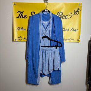 Lands End 3 Pc Loungewear Set